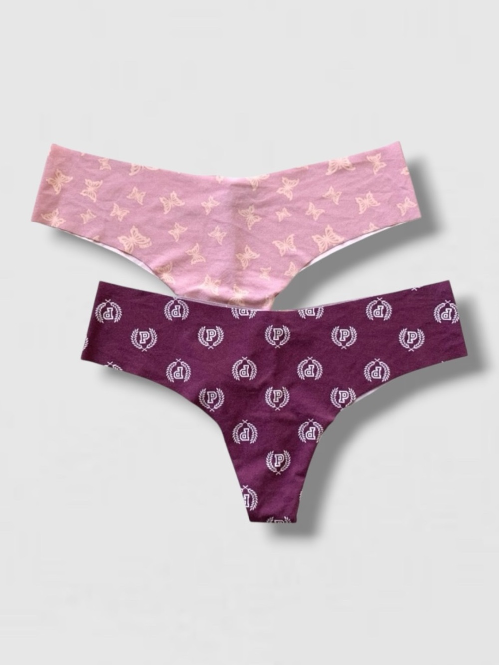 Victoria’s Secret 2pk Thong Panties Lot of 2 XXL New